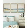 thumbnail image 2 of SHENIFY Abstract Landscape Wall Art Set Minimalist Neutral Illustrations Modern Art Decorative Nordic for Living Room Bedroom Hallway 11x14in3pcs Natural Framed, 2 of 5