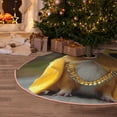 thumbnail image 5 of Rateoe Heavy Metal Style Guinea Pig Pattern Christmas Tree Skirt with Ties , Christmas Tree Decorations, Farmhouse Christmas Decor Xmas Holiday Decorations-36", 5 of 6