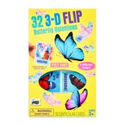 Mello Smello Valentine's Day 3-D Flip Butterfly Valentines Kiddie Cards, 32CT