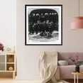thumbnail image 3 of Historic Framed Print, Reading the War Bulletins, Chinatown, San Francisco, 17-7/8" x 21-7/8", 3 of 9