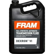 FRAM Transmission Fluid Full Synthetic Dexron VI Automatic Transmission Fluid - Exceptional Low Temperature Fluidity , 1 gallon bottle , sold by bottle
