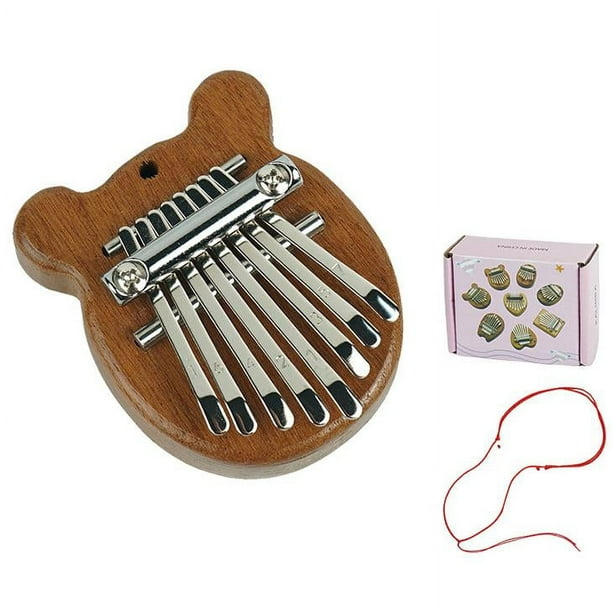 SGACAI Mini piano de pulgar de 8 teclas, regalo exquisito, ideal para principiantes E2
