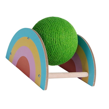 Cat Scratcher Toy Ball, Sisal Cat Scratching Rotatable Ball, Cat Scratching Ball for Cats & Kittens, Scratcher s Toy, Wear-resistant