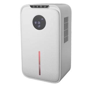 85 OZ Déshumidificateur pour la maison, 800 Déshumidificateur silencieux avec tuyau d'évacuation, filtre réutilisable, mode sommeil, arrêt automatique, minuterie, portable pour la salle de bain de chambre, sous-sol