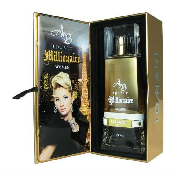Lomani AB Spirit Millionaire Eau de Parfum Spray for Women, 3.3 Ounce