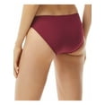 thumbnail image 2 of MICHAEL MICHAEL KORS Women's Burgundy Stretch Bikini Lined Moderate Coverage Hipster Swimsuit Bottom S, 2 of 2