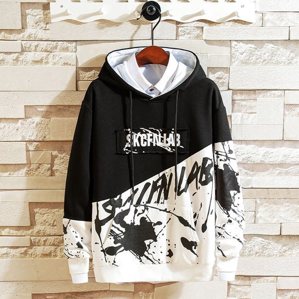 WILLBEST Sudaderas En Pareja Hombre Primavera Otoño e Invierno Exterior Casual Diario Moda Tendencia Sudadera con Capucha Chica