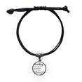 thumbnail image 1 of Monday To Friday Bracelet Leather Rope Wristband Black Jewelry, 1 of 3