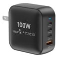 thumbnail image 3 of Mr. Gadgets Cargador Para Macbook Usb-c Trenzado Power Cube 100w Cargador Carga Ultra Rápida Pd Qc Gan, 4 Puertos, Compatible Con Macbook Air/ Pro Intel M1 M2 M3 M4, 3 of 7