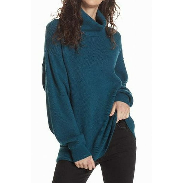 teal pullover sweater