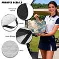 thumbnail image 6 of Xoenoiee Boho Mandala Dragonfly Print Golf Cart Seat Covers, Comfort Golf Cart Seat Towel Blanket with 4 Front Pockets, Golf Cart Seat Protector Fits EZGO, Yamaha, Club Car and More 2-Seat Carts, 6 of 6