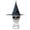 L, variant on Dark Glam Gothic Velvet Witch Hat Tree Topper with Realistic Bone Skull & Adjustable LED Amber Light, Dual-Use Halloween Christmas Tree Top Ornament for 6–9FT Real & Artificial Trees