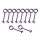 thumbnail image 1 of Soportes para objetivos de arcilla, ganchos para palomas, portátiles, prácticos y duraderos, gancho colgante para niños principiantes, 10 Uds. Cola Anzuelos para palomas de arcilla, 1 of 8