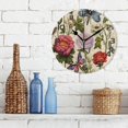 thumbnail image 3 of Dreamtimes Wall Clock Floral Butterfly 10 Inch Silent Non Ticking Quality Quartz Battery Operated Digital Round Easy to Read for Home Office Kitchen Decorative, 3 of 7