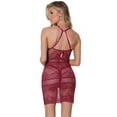 thumbnail image 5 of Coquette - 22311 - Chemise with Underwire Cups - MERLOT, 5 of 9