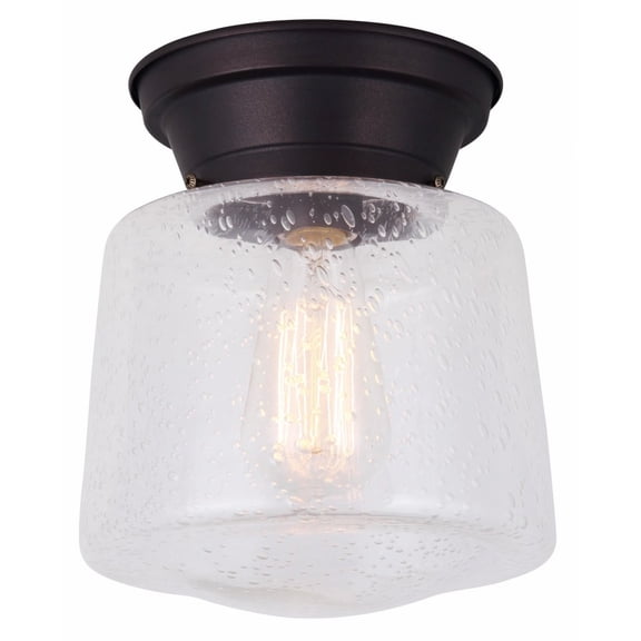 IFM623A08ORB Canarm Inc Mill - 1 Light Flush Mount-9.25 Inches Tall and 8 Inches Wide