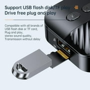 Bluetooth Transmitter Receiver, Bluetooth 5.3 Audio Adapter for 3.5mm Jack Aux / RCA for Home Stereo / Smartphone/ Tablet / Laptop / Car, Suport Most with Audio Transmitter Receiver