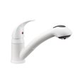 thumbnail image 1 of Grifo de Cocina Dura Faucet DF-NMK852-WT Blanco con Manguera Extraíble, 1 of 9