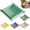 Green, variant on 2-in-1 Magnetic Foldable Silicone Mat & Serving Tray, Non-Slip Heat Resistant Waterproof Outdoor Dining Trays, Portable Foldable Silicone Plate, Multifunctional Magnetic Tray (Yellow)