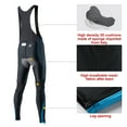 thumbnail image 6 of Santic Men's Cycling Bib Pants Bike Pants 3D Padded cycling Bibs Tights with pockets Blue, 6 of 8
