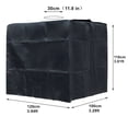 thumbnail image 5 of Cubierta para contenedor IBC, cubierta negra para contenedor IBC, cubierta protectora anti-UV y anti-lluvia, cubierta impermeable para tanques exteriores de 1000 l, evita la formación de algas, 5 of 5