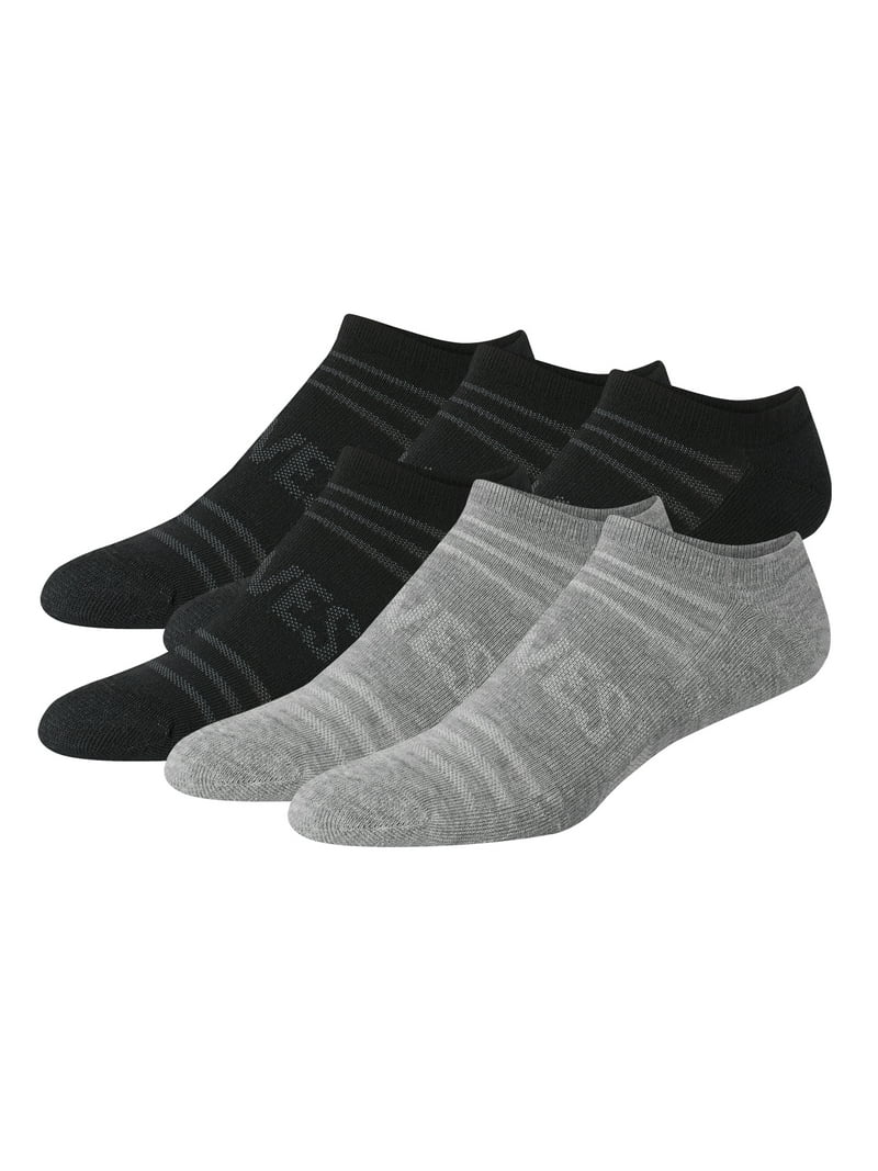 Hanes Men's 12 Pack No Show Socks, Black, 10-13/Shoe Size 6-12