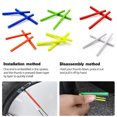 12Pcs Bicycle light Mountain Bike Riding Wheel Rim Spoke Mount Clip