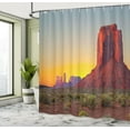 thumbnail image 5 of Ambesonne Canyon Shower Curtain, Sunset at Valley Nature, 69"Wx84"L, Red Yellow, 5 of 5