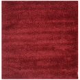 thumbnail image 3 of Safavieh California Shag Square Rug in Maroon, 3 of 5