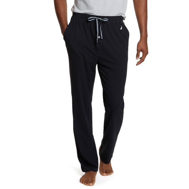 Pantalón Sleep Lounge Nautica Soft Knit para hombre True Black S