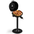 thumbnail image 3 of Biotree 1600W Portable Electric BBQ Grill with Removable Non-Stick Rack-Black Outdoor Cooking Patio Summer, 3 of 9