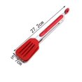 thumbnail image 5 of 3 pack de pinzas de cocina, pinzas de acero inoxidable antiadherente con punta de silicona compatible con la cocción de bbq para hornear Afortunado Sencillez, 5 of 5