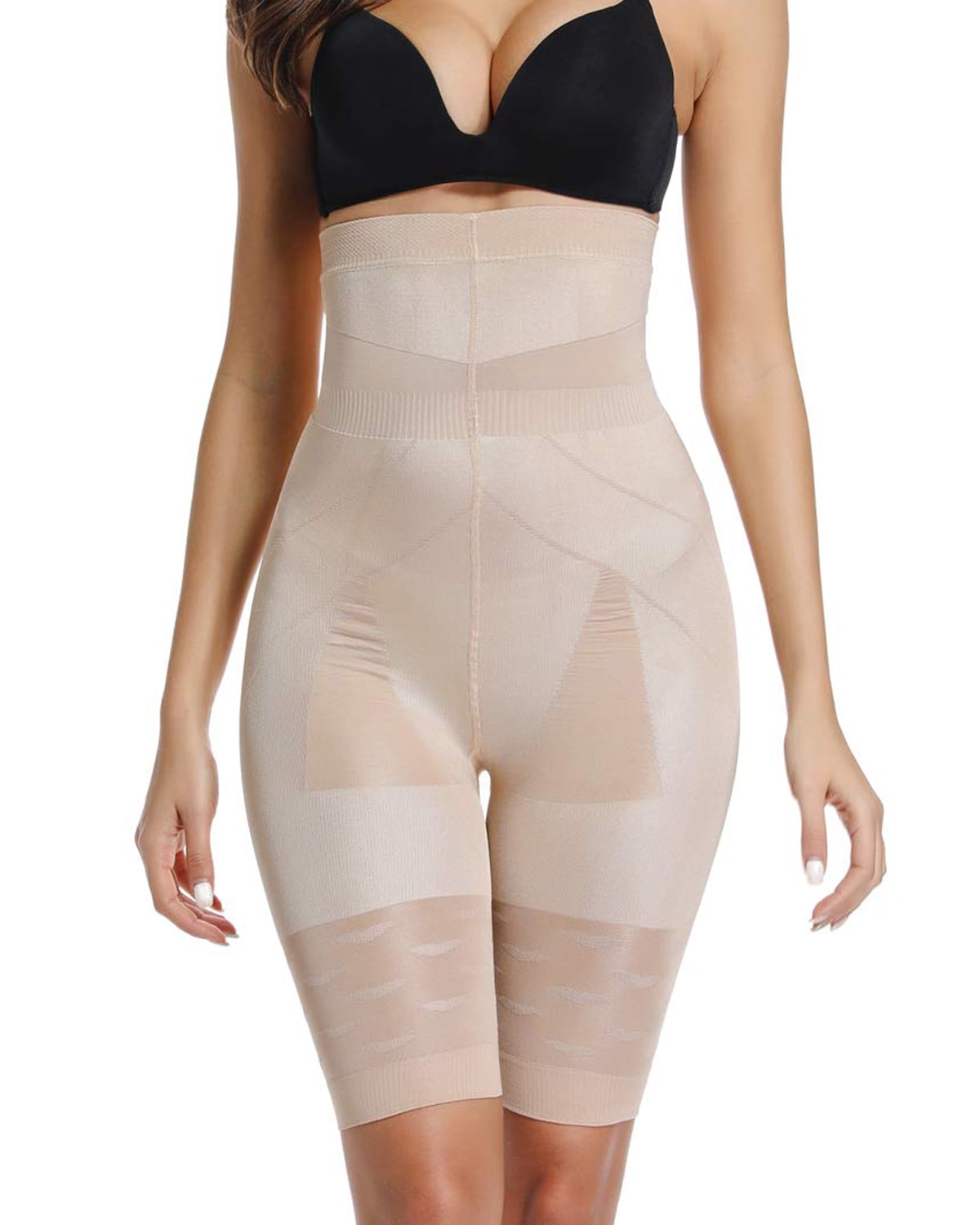 High Waist Boned Body Shaper Slimming 