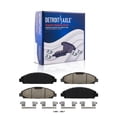thumbnail image 2 of Detroit Axle - Front Brake Kit for 2015-2023 Ford Mustang, Drilled and Slotted Disc Brake Rotors Ceramic Brakes Pads Replacement : 12.60" inch Rotor, 2 of 7