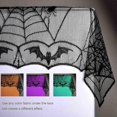 thumbnail image 4 of Halloween Lace Spider Web Black Bat Fireplace Mantel Scarf Tablecloth Runner, 4 of 4
