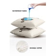 thumbnail image 4 of Pack of 2 Outdoor Pillow Covers, Chicken Farm House Waterproof Square Throw Pillowcase Cushion Decorative Pillow Covers for Couch Patio Tent, 18x18 in, 4 of 6