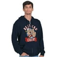 thumbnail image 5 of Popeye Cartoon Best Dad Ever Father Zip Hoodie Sweatshirt Men Brisco Brands S, 5 of 6