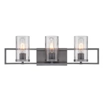 Elements 3 - Light Charcoal Black Industrial Wall Sconce