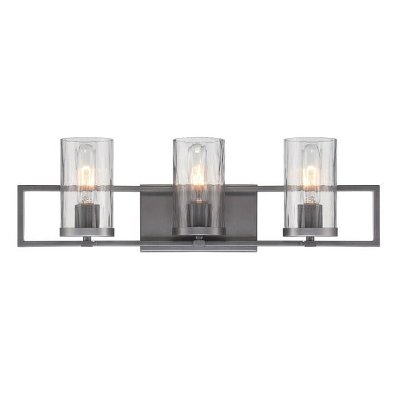 Elements 3 - Light Charcoal Black Industrial Wall Sconce