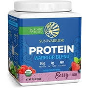 Sunwarrior Berry Protein Powder with BCAA | Plant Based Dairy Free Protein Powder, 375g