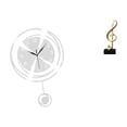thumbnail image 1 of Adorno De Reloj De Pared Acrílico Con Grandes Números Arábigos Y Nota Musical, Escultura De Resina, Centro De Mesa Para Cocina, Estudio, Escritorio De Granja, Chimenea, Regalo De, 1 of 8