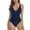 Navy, variant on MSJUHEG One Piece Swimsuit,One Piece Swimsuit Women,Bathing Suit for Women One Piece,Push Up Swimsuits for Women,Spaghetti Strap Swim Suit,Front Cross Bathing Suits, Black L