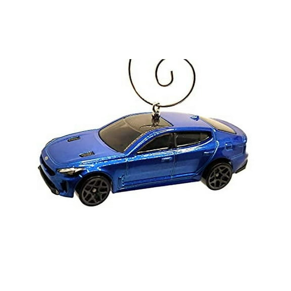 2019 Kia Stinger GT Christmas Ornament 1:64 Blue