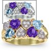 desc per buyer - 1.13.06 Personalized Band of Hearts Ring