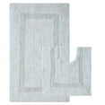 thumbnail image 4 of Fabstyles Basix Lot de 2 tapis de bain en coton réversible doux et absorbant, 4 of 5