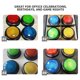 thumbnail image 5 of 4 botones de timbre para juegos de trivia para niños, timbre de respuesta con sonido para aulas, juegos nocturnos y concursos, 5 of 8