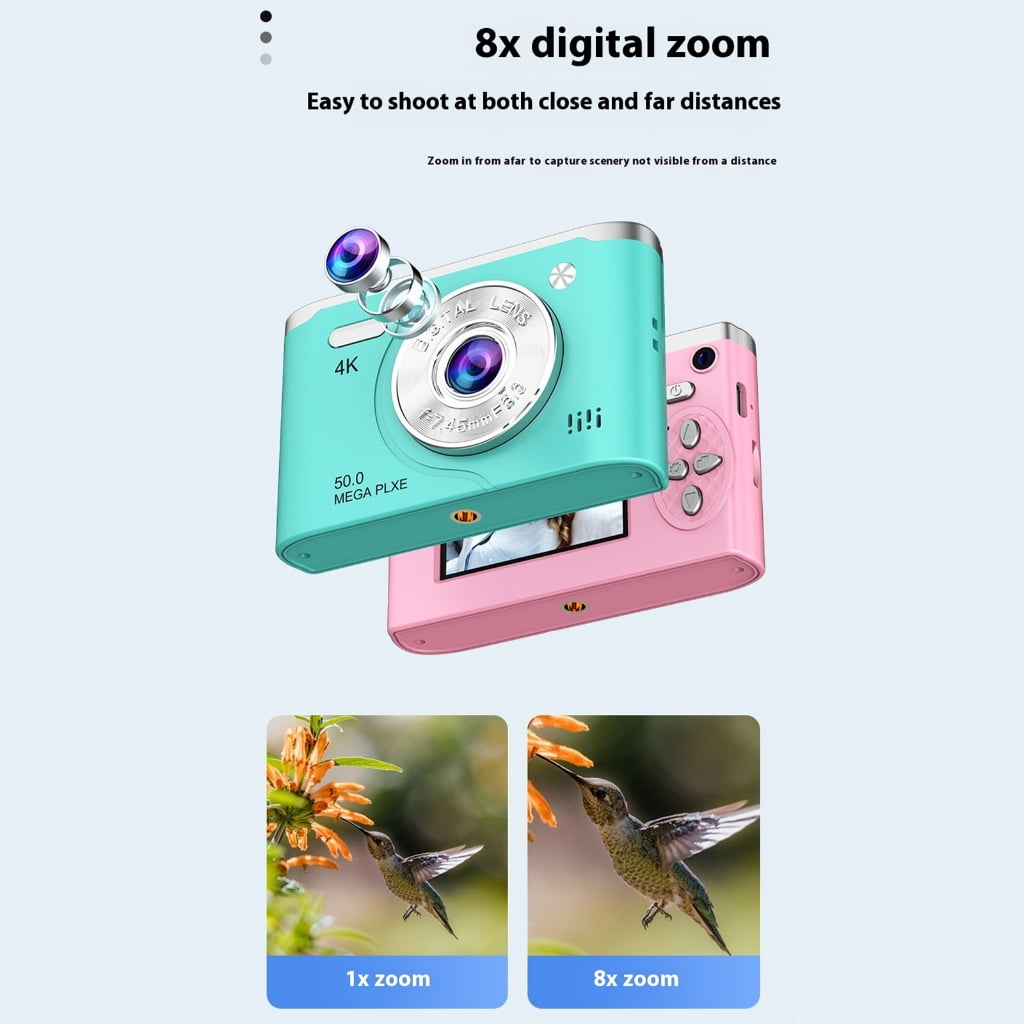YongCo 6400W Pixels Digital Camera with 4K Video Recording and Lightweight Body for Everyday Use Multiple Scene