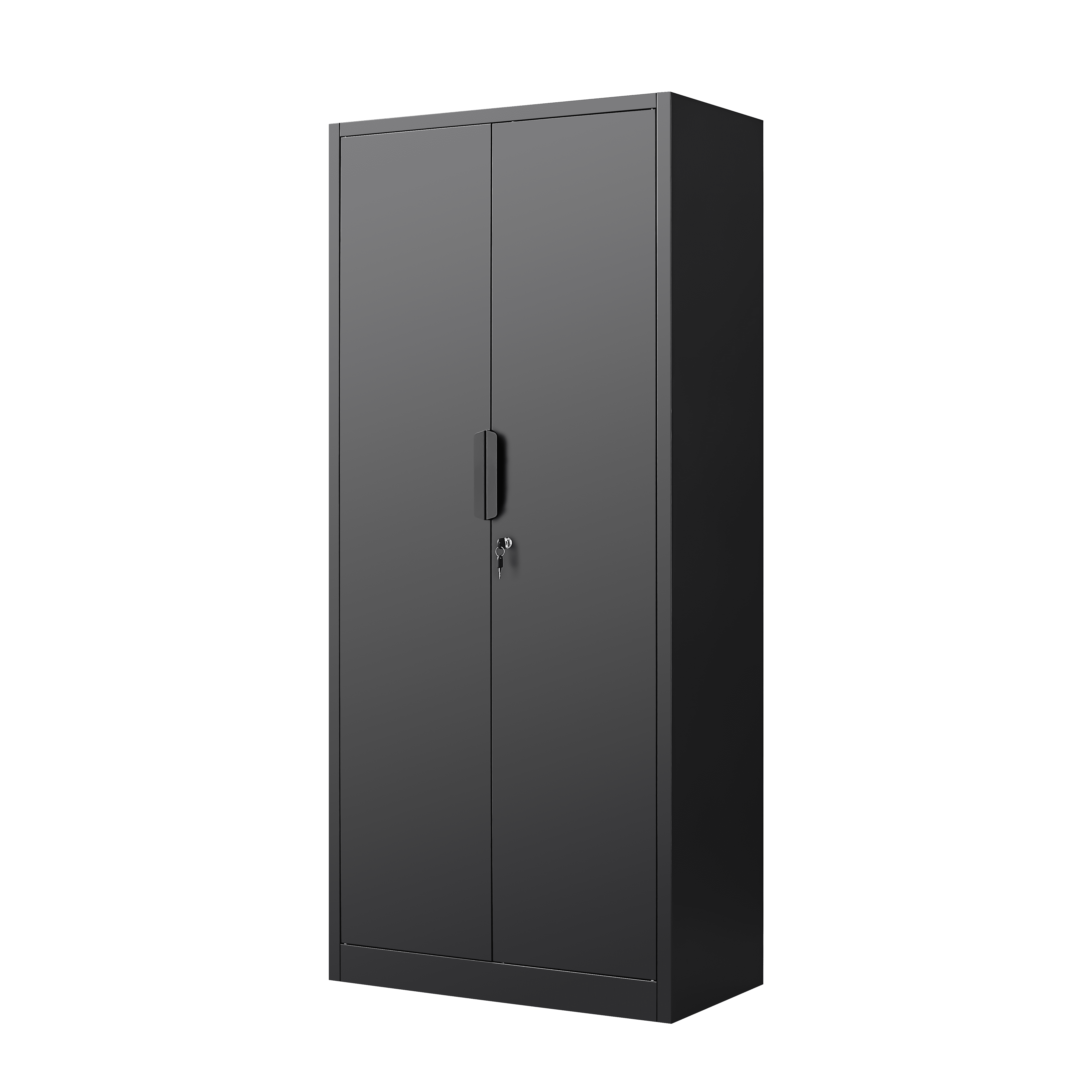 Office File Cabinets 70-Inch 2-Door File Cabinet with Lock, 4 Adjustable Shelves, Heavy-Duty Steel Construction, for Commercial Office, Home Office, Legal Size & Letter File Storage, Organization Ca