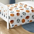thumbnail image 6 of Sweet Jojo Designs Watercolor Sports Theme Boy Toddler Bed Comforter Bedding Set 5 Piece, 6 of 6