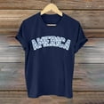 thumbnail image 4 of Fartey Womens American Flag T Shirts 4th of July Crew Neck Shirts Funny Letter Graphic Tees Independence Day Short Sleeve Patriotic Tops 2025 Navy XL, 4 of 4